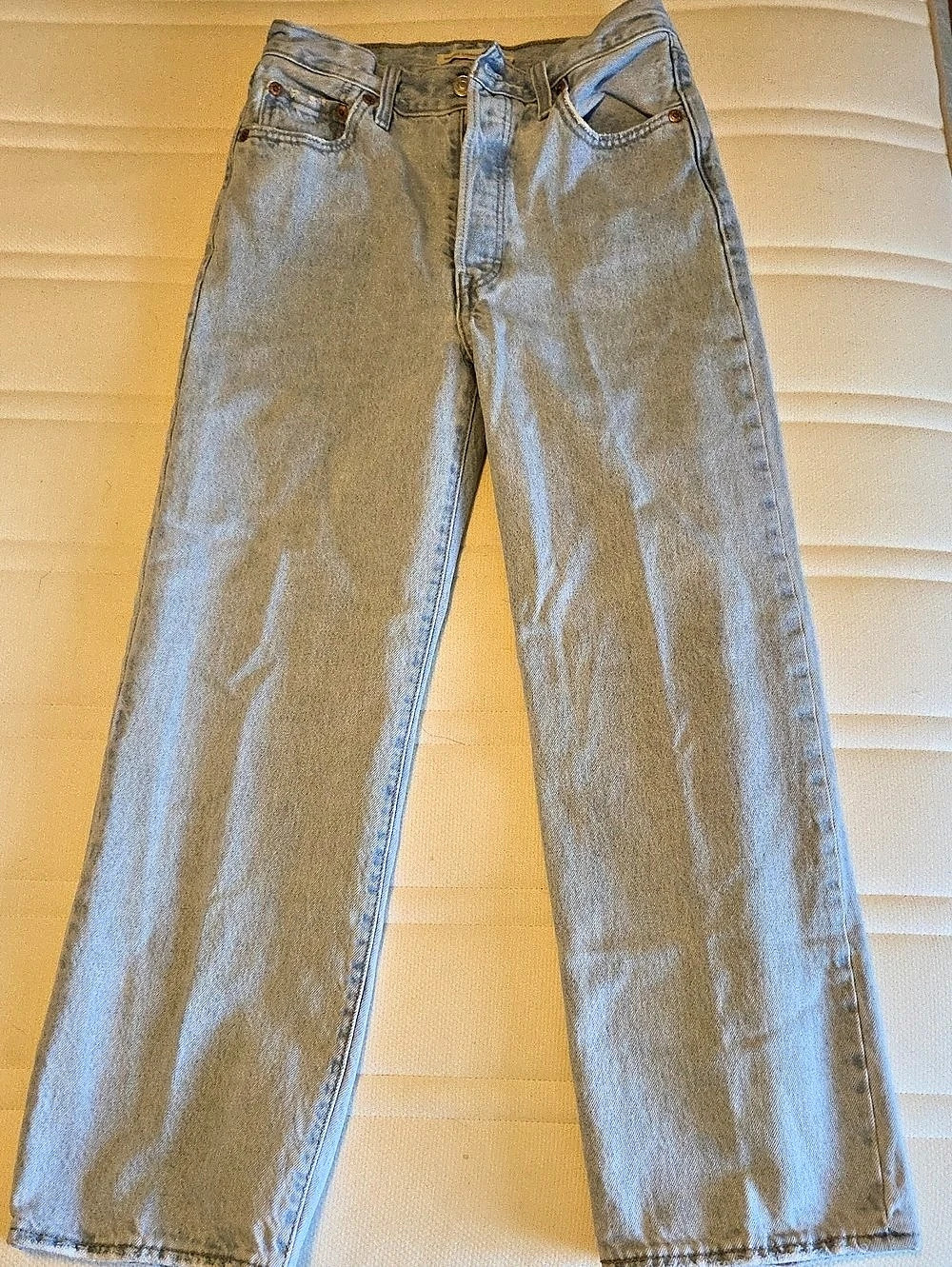 Levi's Ribcage Straight Ankle Jeans Blue Waist 26